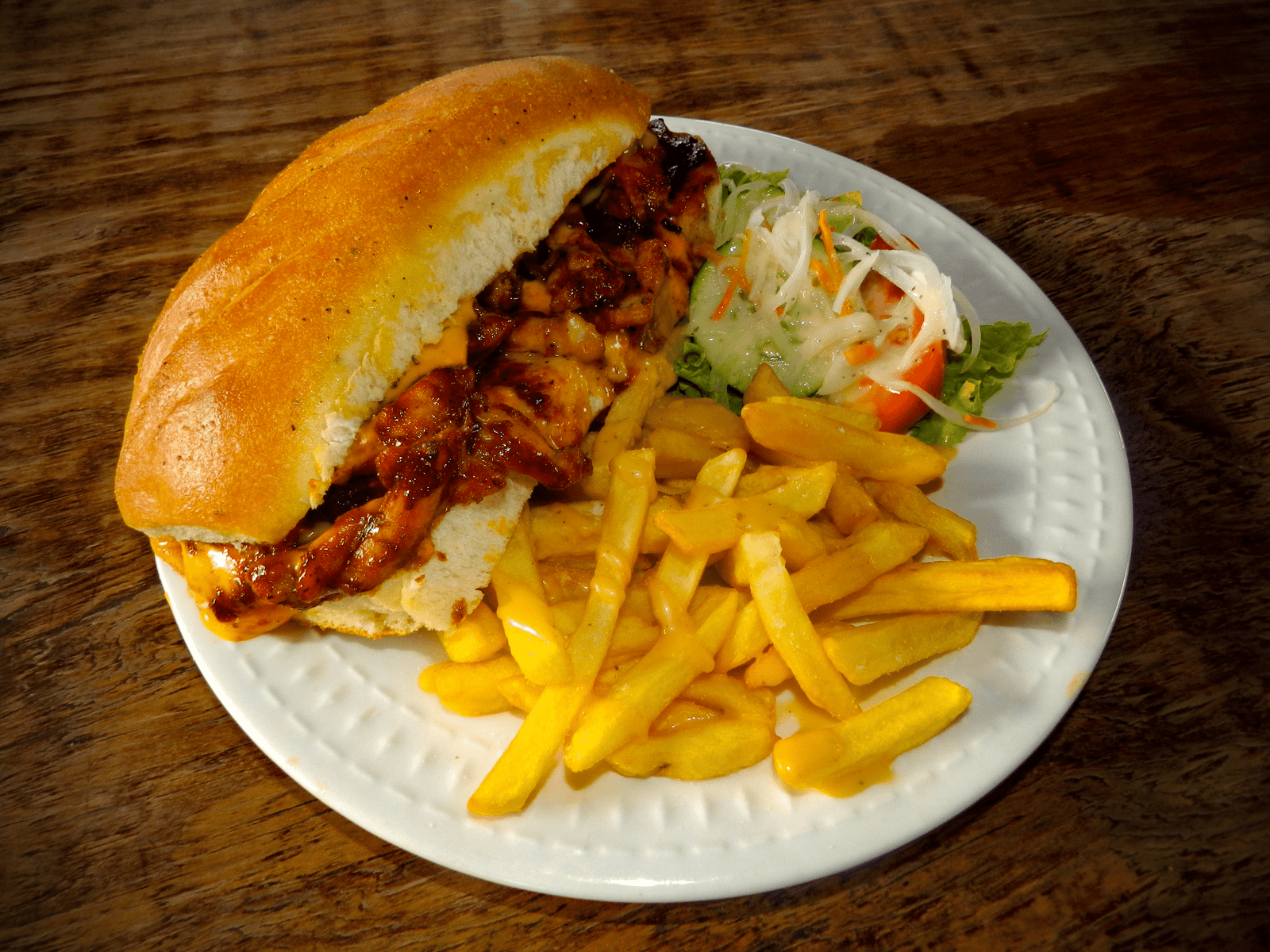 SANDWICH DE POLLO TERIYAKI